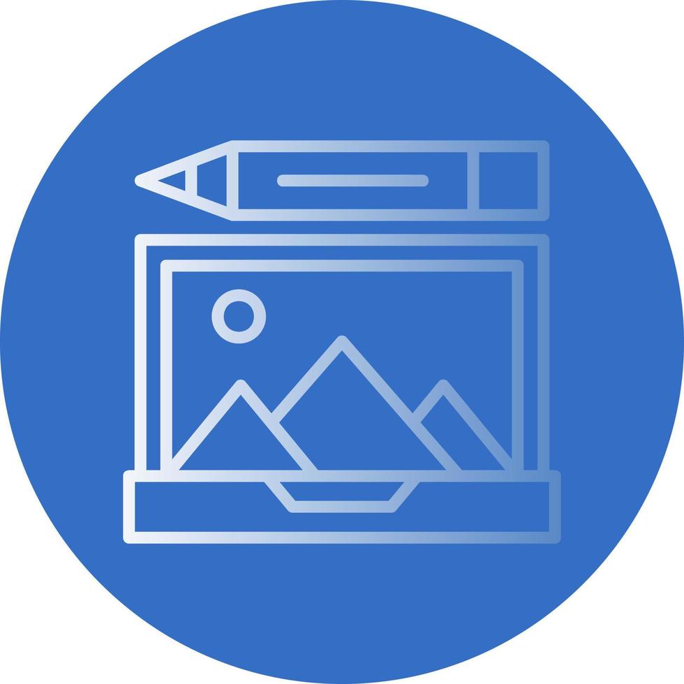 Photo Editing Vector Icon Design