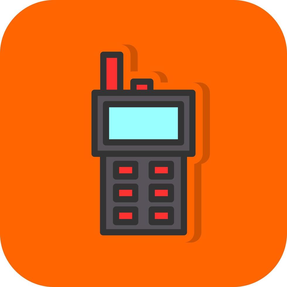 Walkie Talkie Vector Icon Design