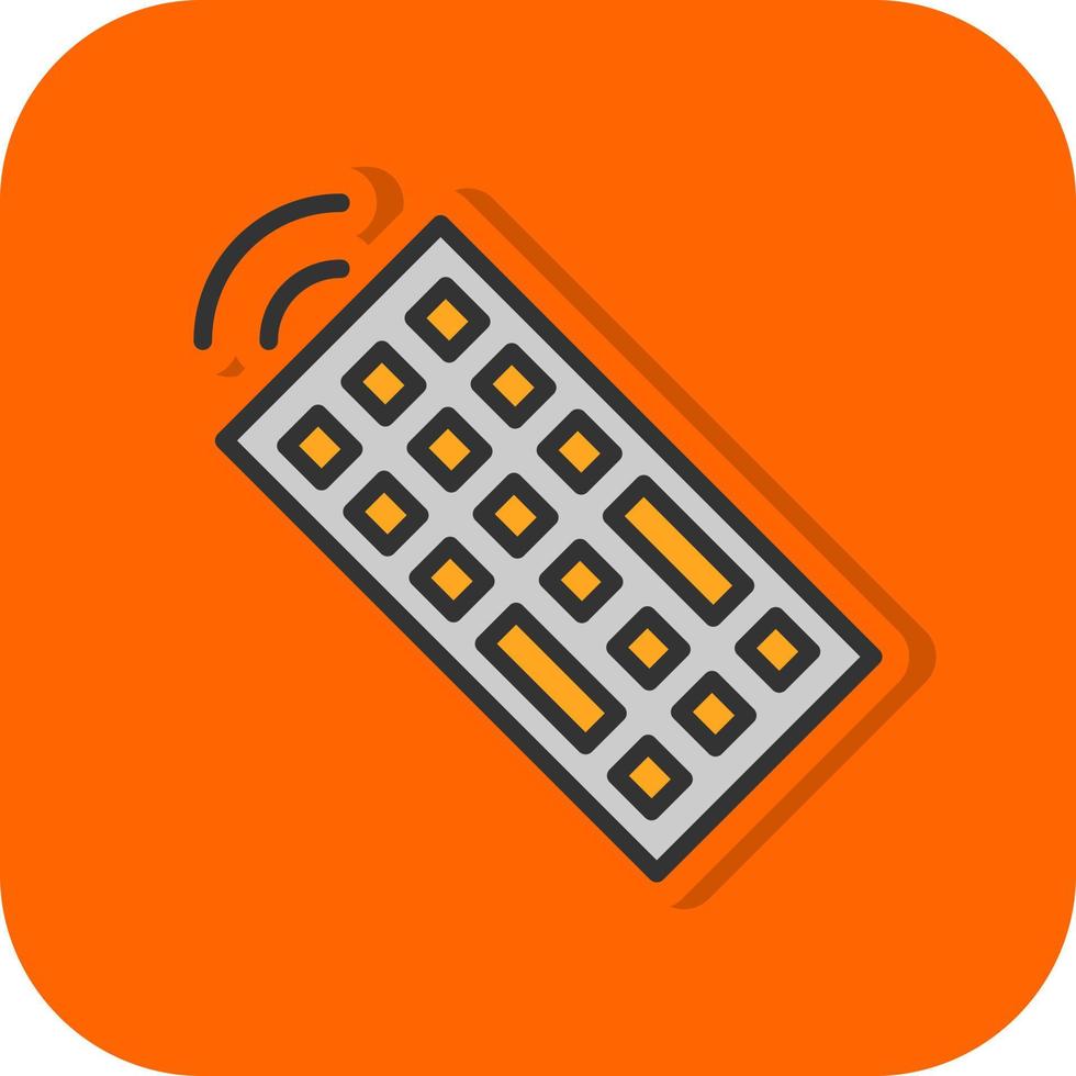 Remote Control Vector Icon Design