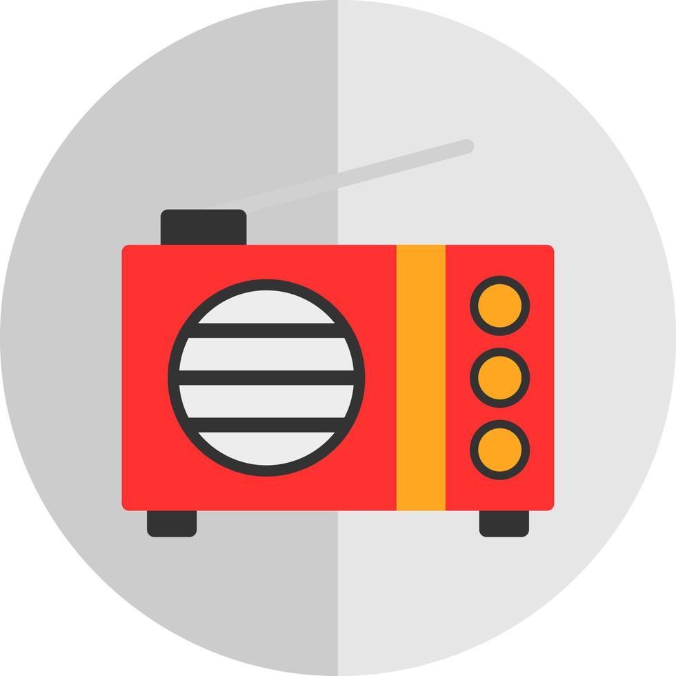 Radio Vector Icon Design