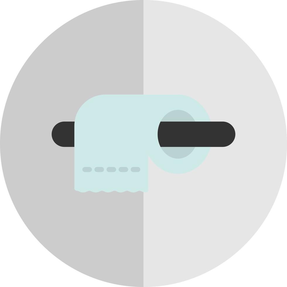 Toilet Paper Vector Icon Design