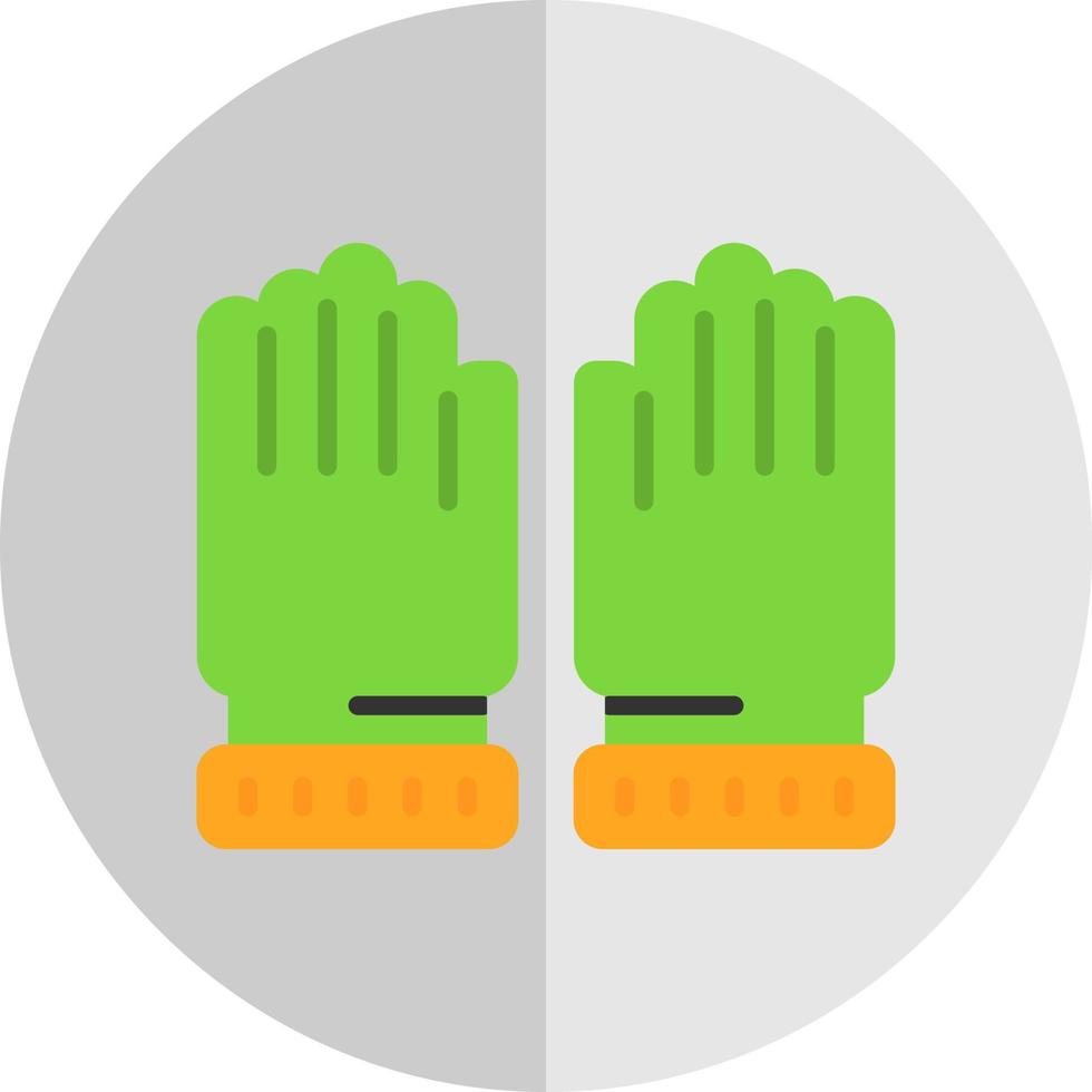 guantes, vector, icono, diseño vector