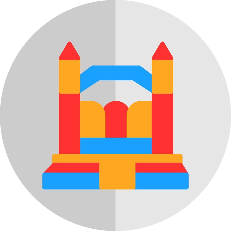 Bouncy Castle Vector Icon Design