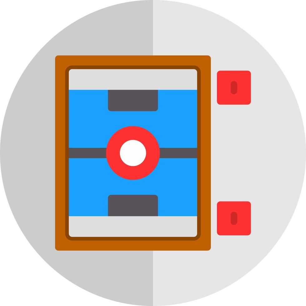 Air Hockey Vector Icon Design