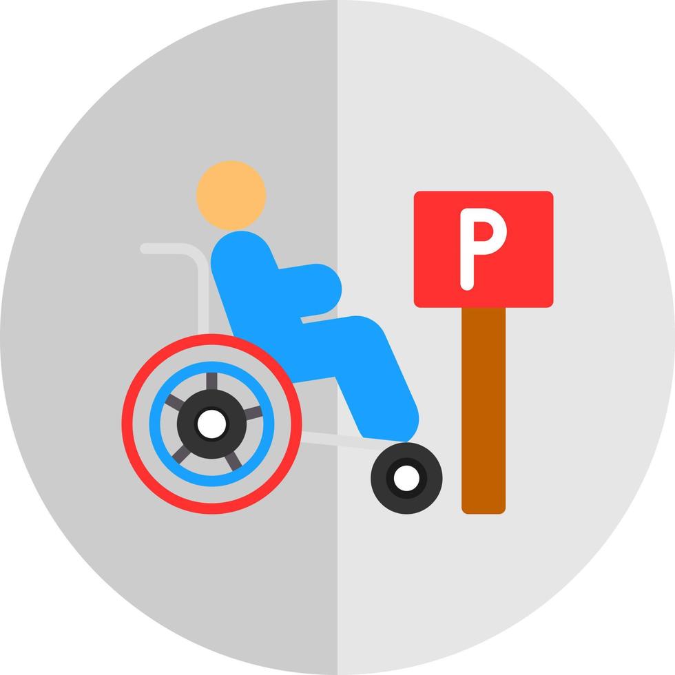 Handicap Vector Icon Design