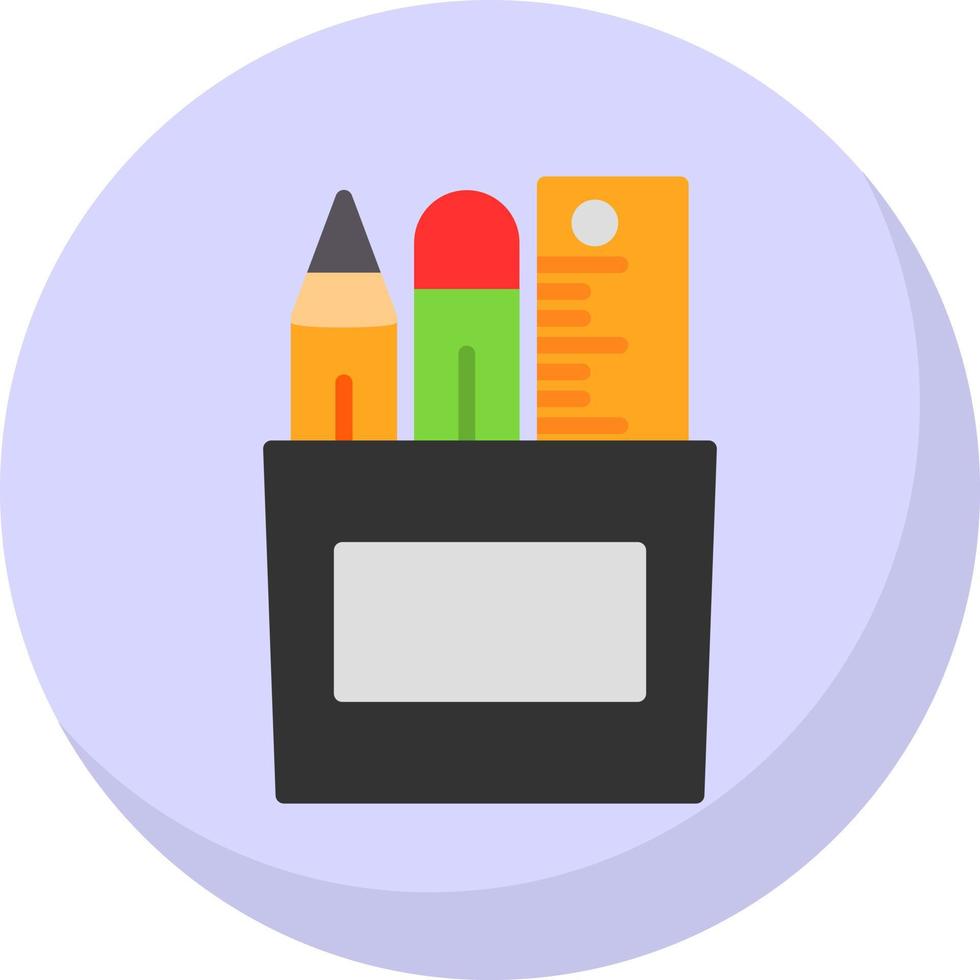 Stationery Vector Icon Design