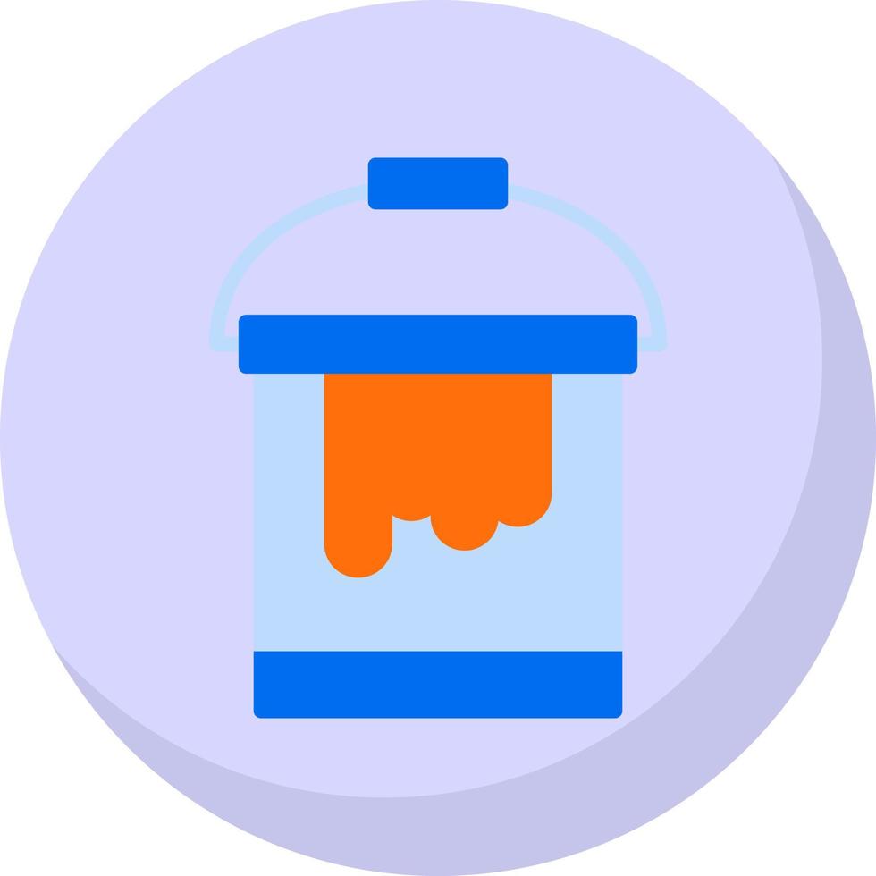 Paint Bucket Vector Icon Design
