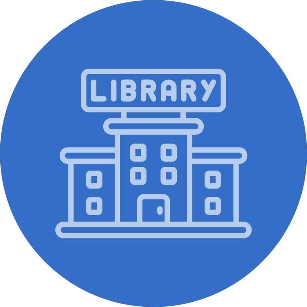 Library Vector Icon Design