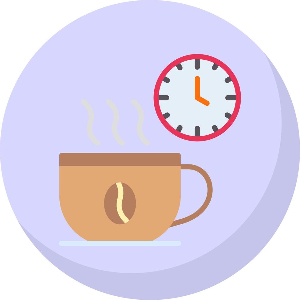 Coffee Break Vector Icon Design