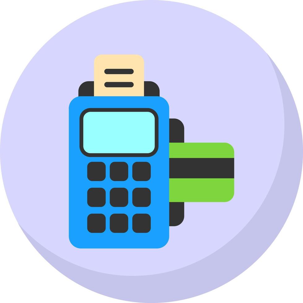 Cashier Machine Vector Icon Design