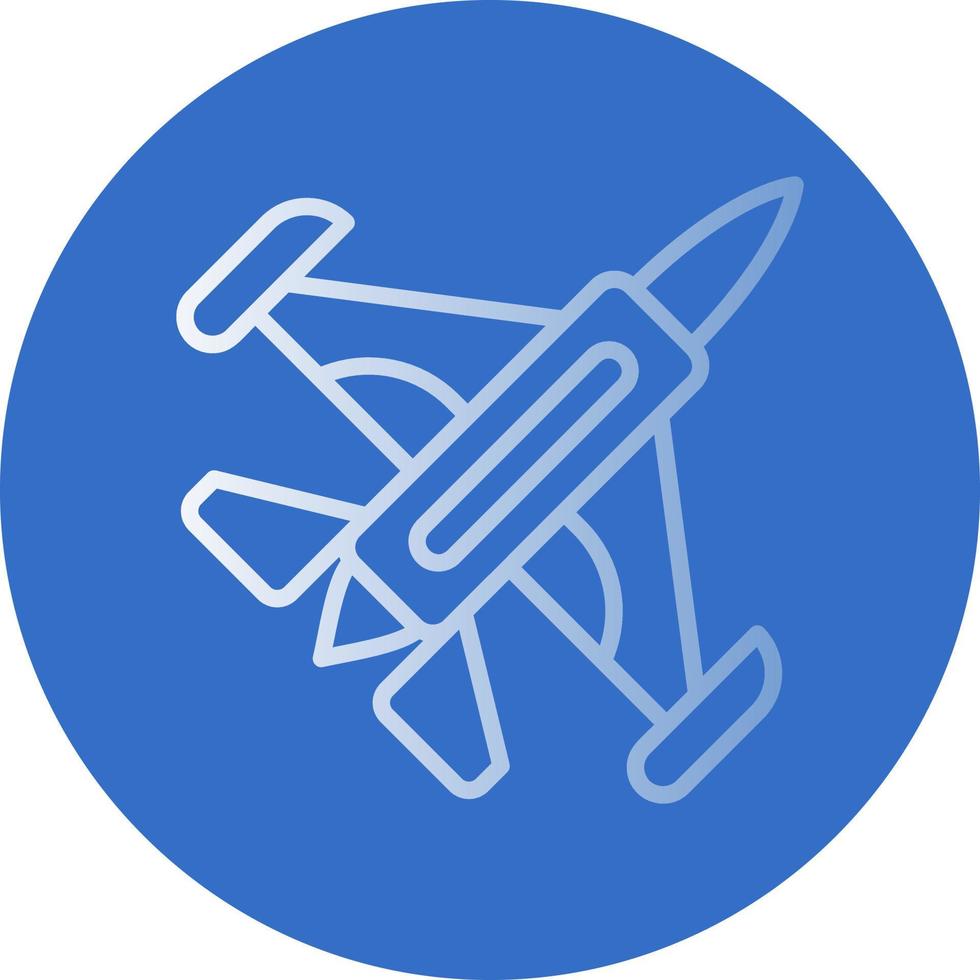 Jet Plane Vector Icon Design