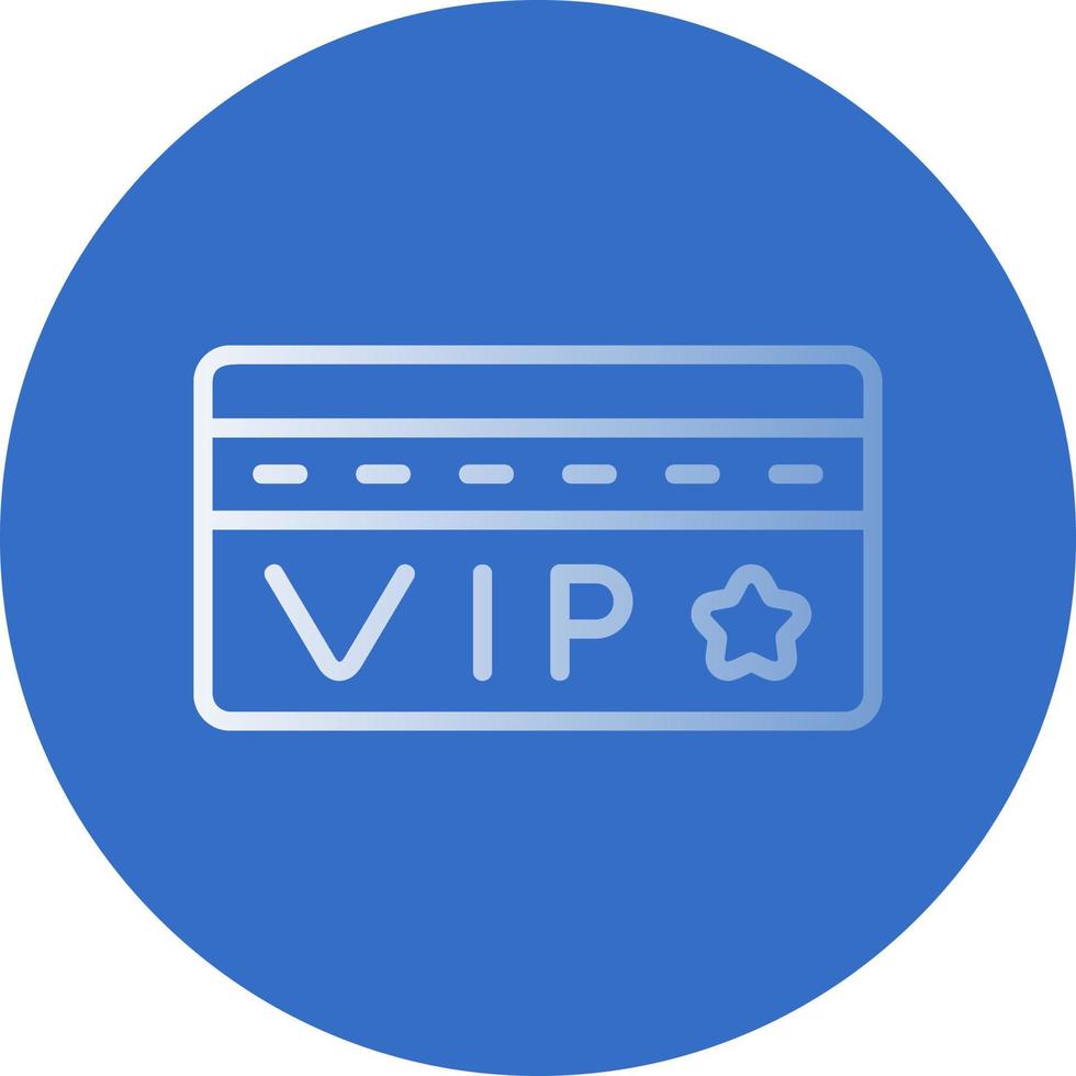 Vip Card Vector Icon Design