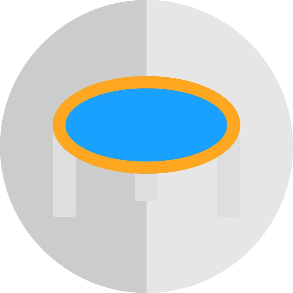 Trampoline Vector Icon Design