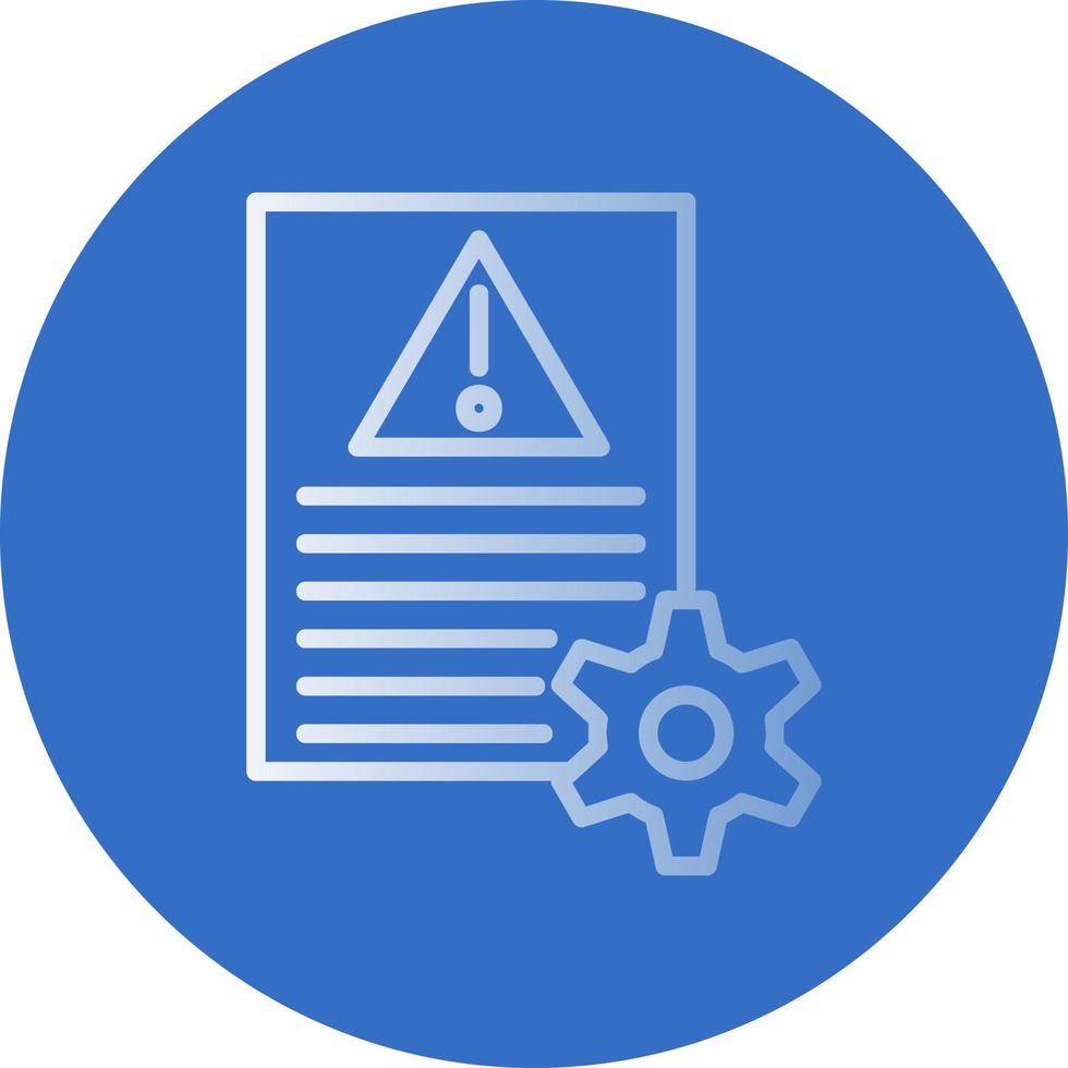 Risk Management Vector Icon Design