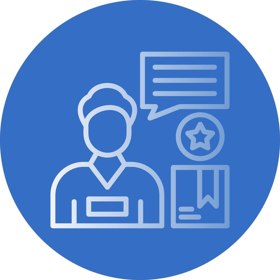Feedback Vector Icon Design