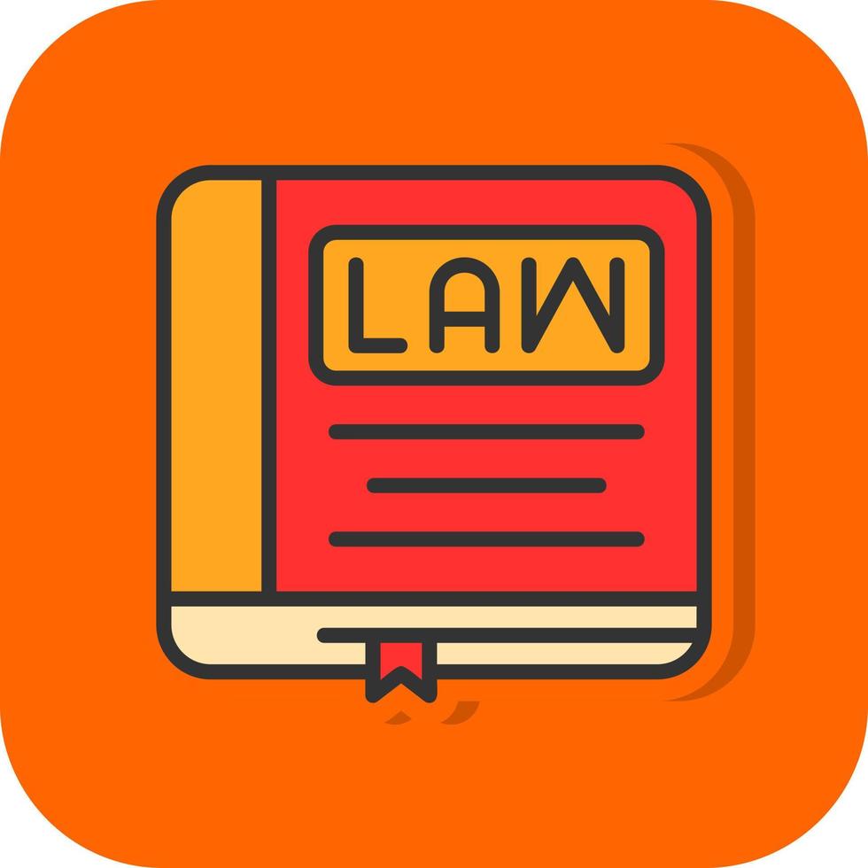 Law Book Vector Icon Design