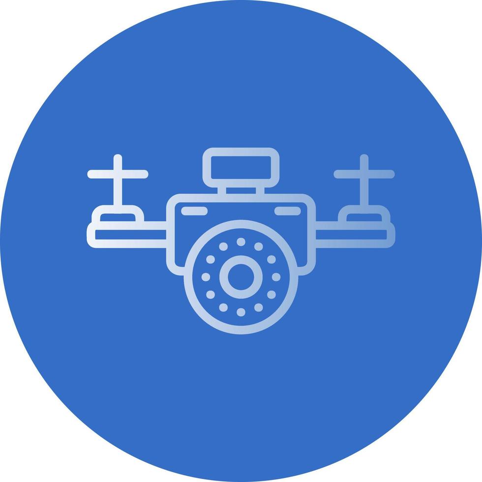 Drone Camera Vector Icon Design