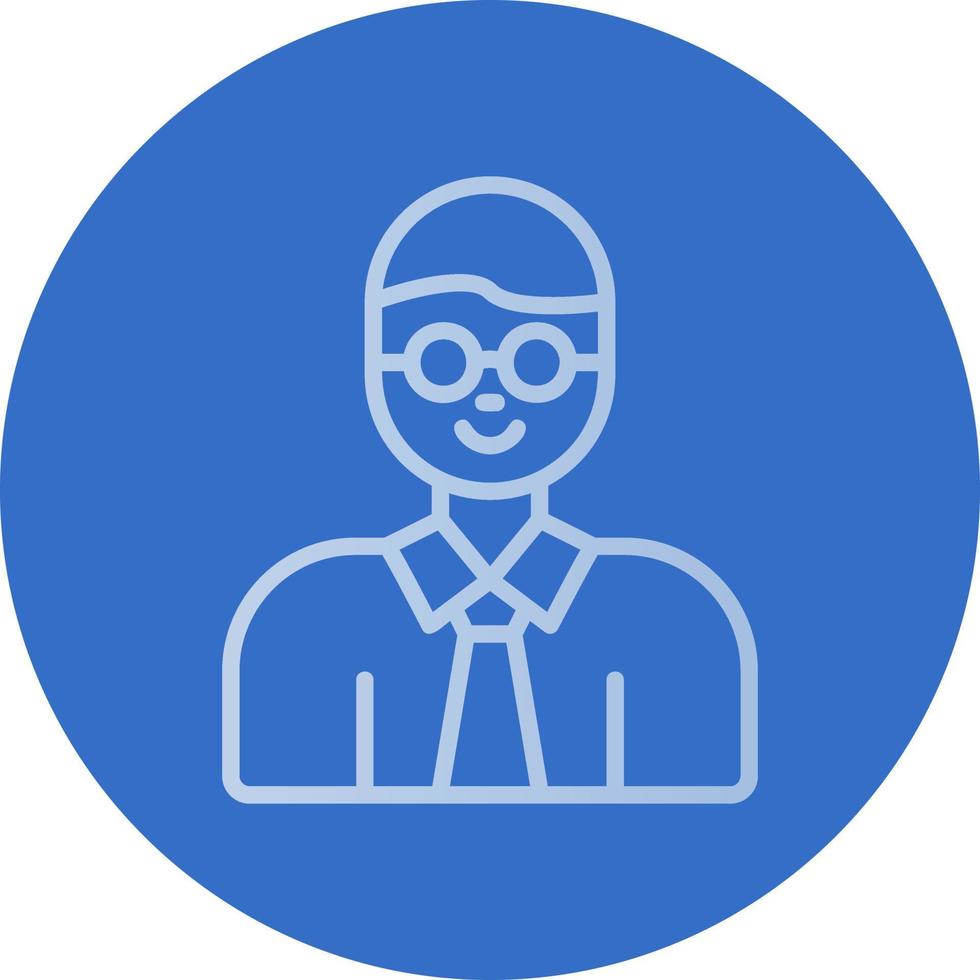 Professor Vector Icon Design