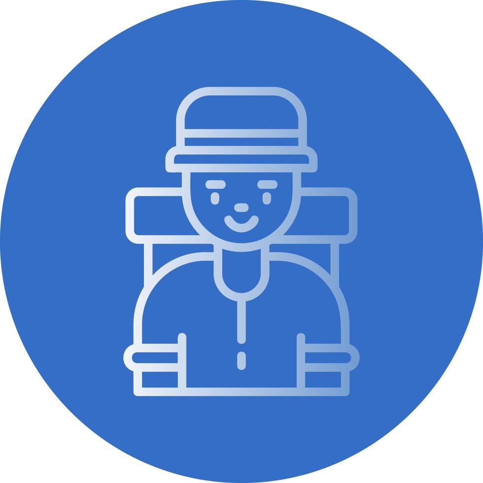 Traveller Vector Icon Design