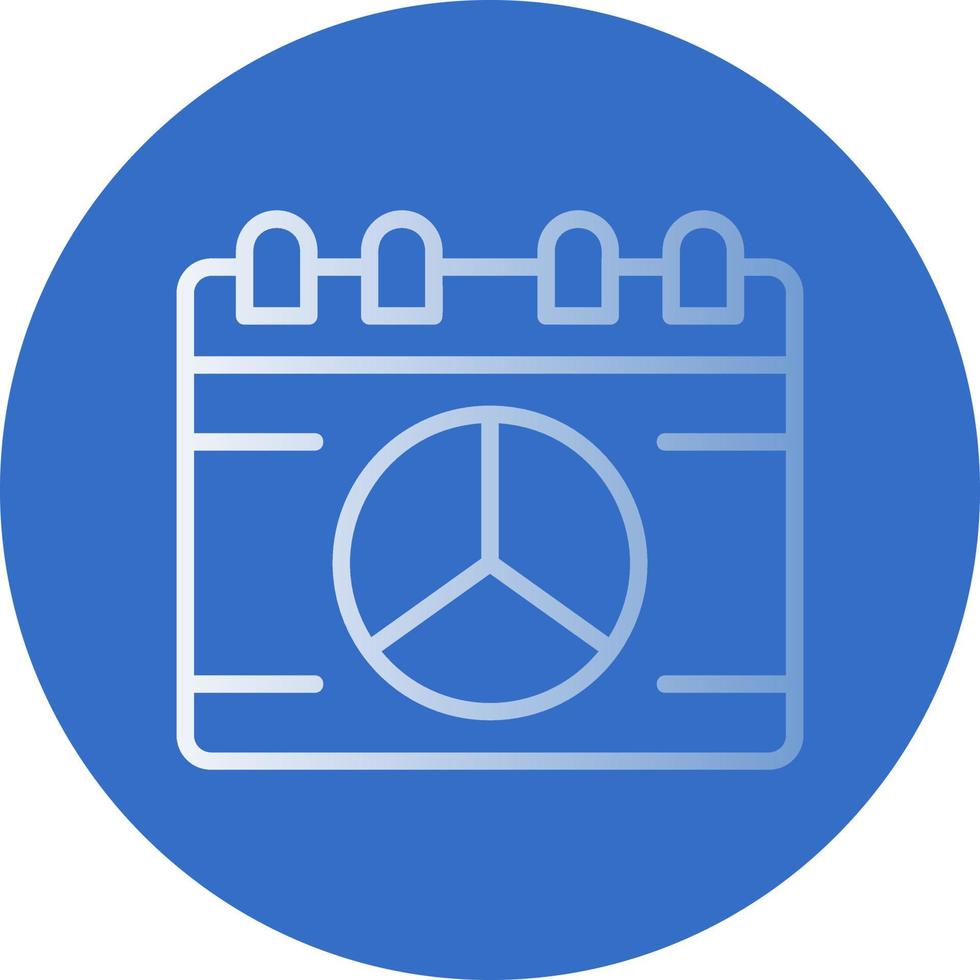 Peace Calendar Vector Icon Design