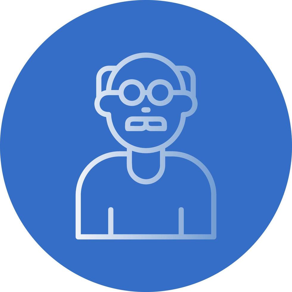 Old Man Vector Icon Design