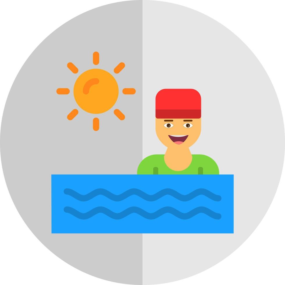 Swimming Vector Icon Design