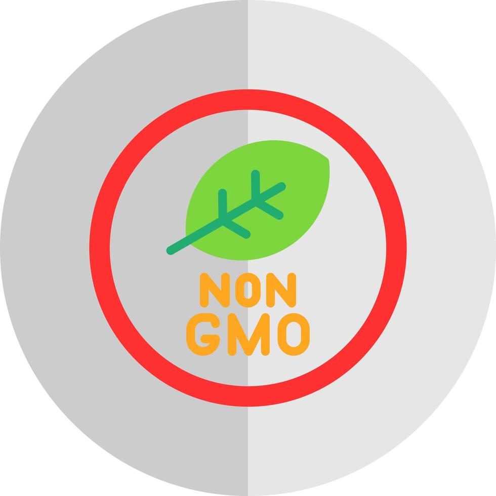 diseño de icono de vector no gmo