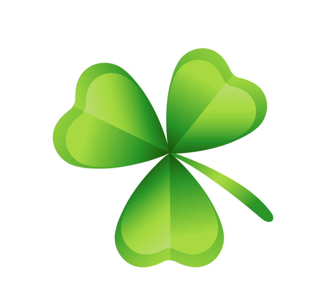 st patrick's day Leaf Clover. shamrock clover leaf png