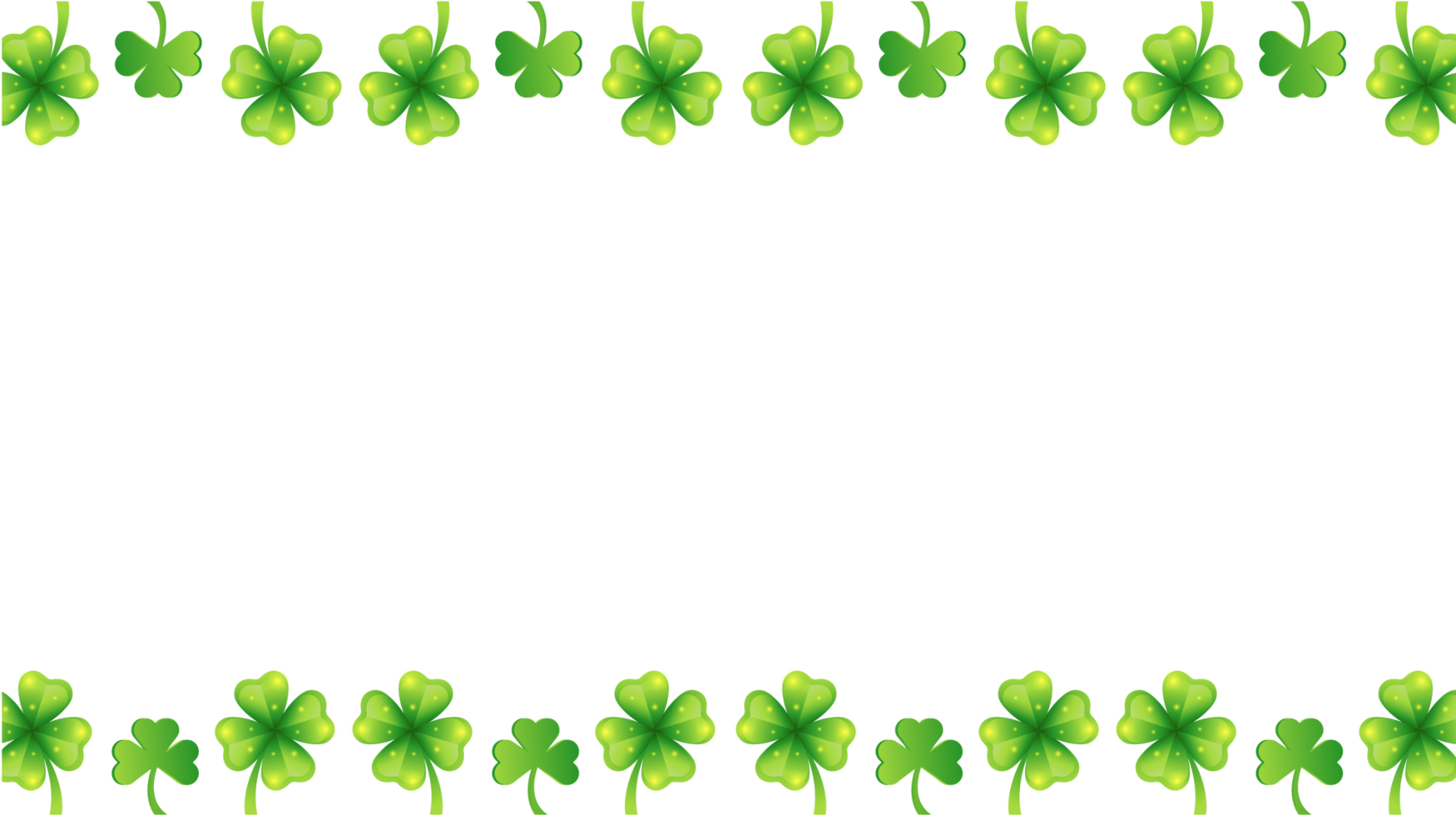 Happy St. Patrick's Day typography design template. Saint Patrick's day festival text design. St. Patrick's Day typography for Saint Patrick's Day 17 march event celebration. png