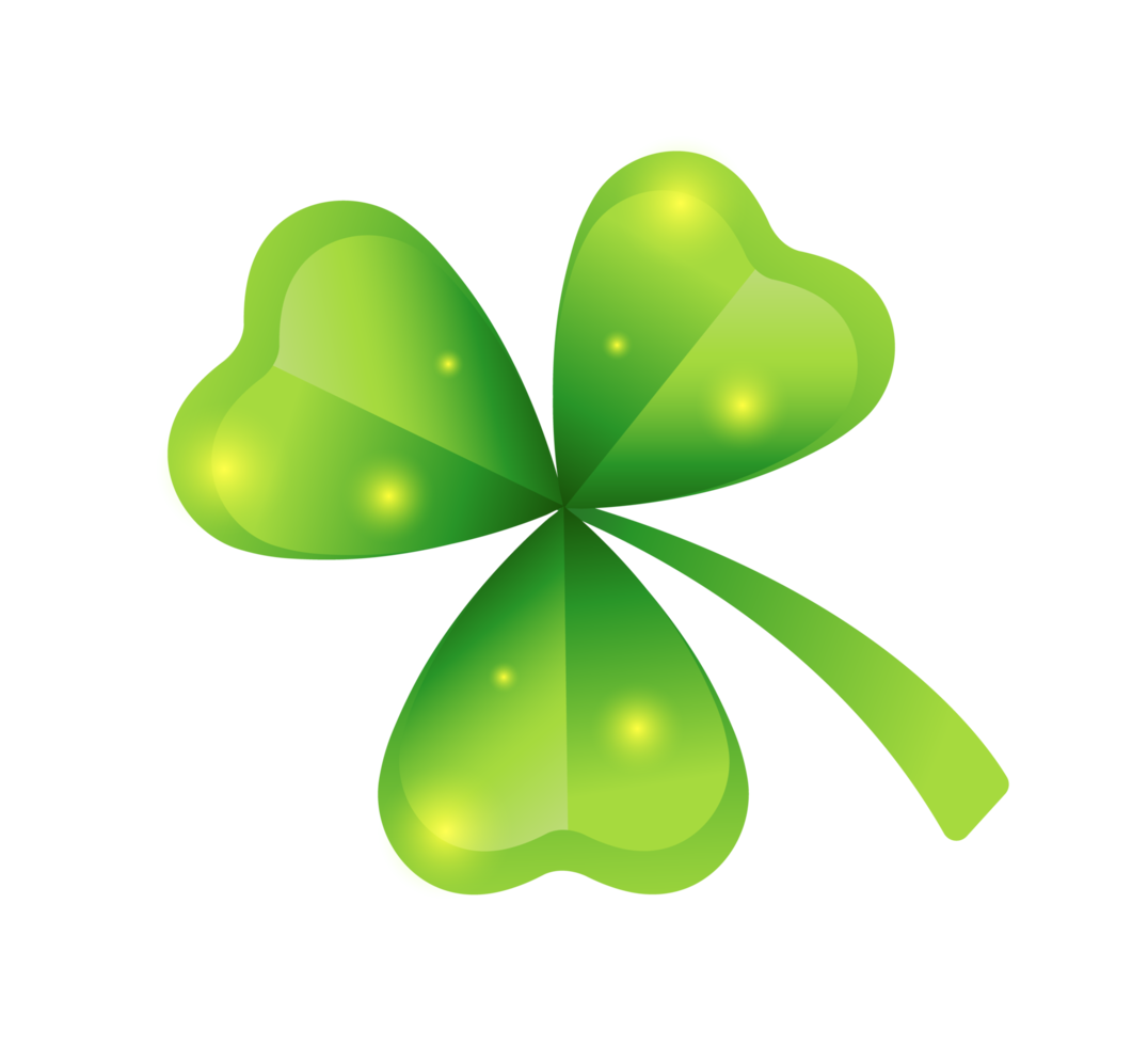 st patrick's day Leaf Clover. shamrock clover leaf png