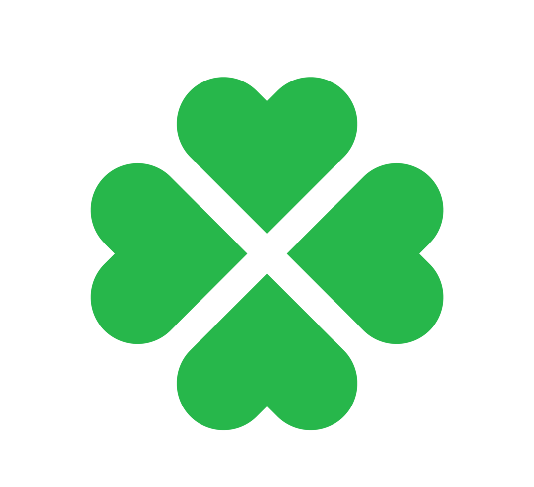 st patrick's day Leaf Clover. shamrock clover leaf png