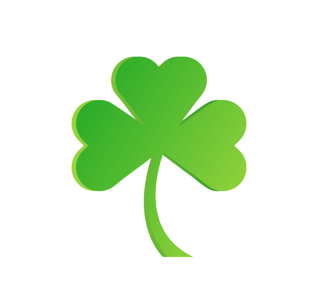 st patrick's day Leaf Clover. shamrock clover leaf png