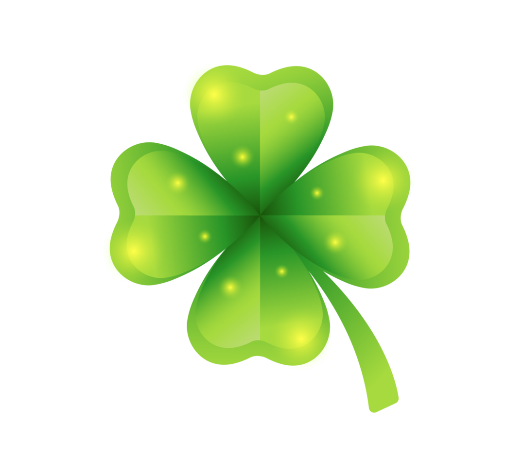 st patrick's day Leaf Clover. shamrock clover leaf png