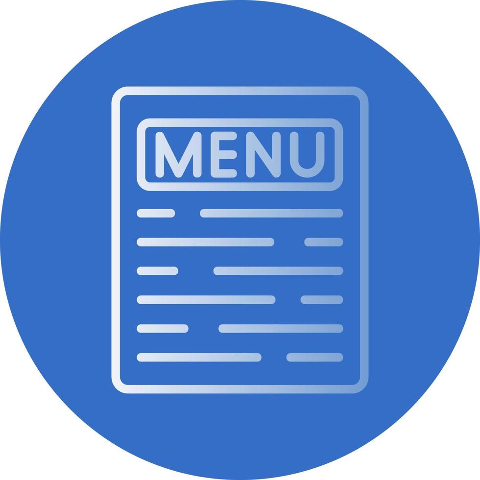 Menu Vector Icon Design
