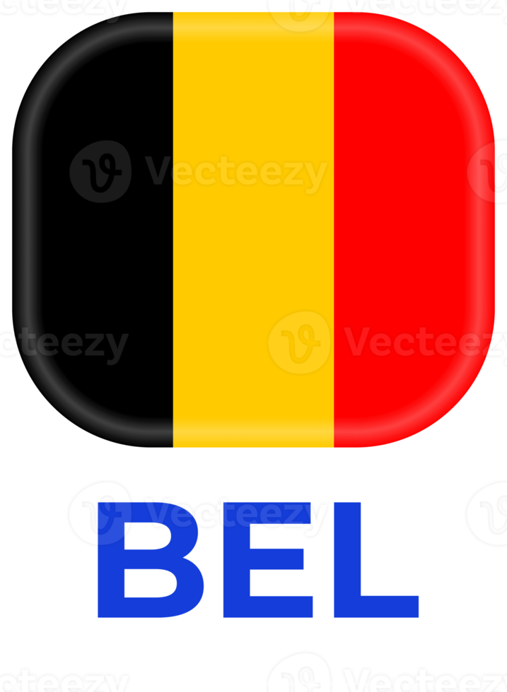 Belgien Flagge Fußball 2024 Turnier png