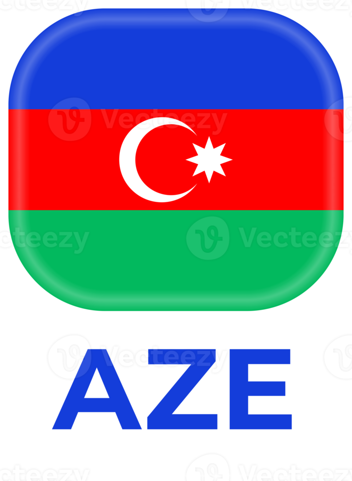 Azerbaijão bandeira futebol 2024 torneio png