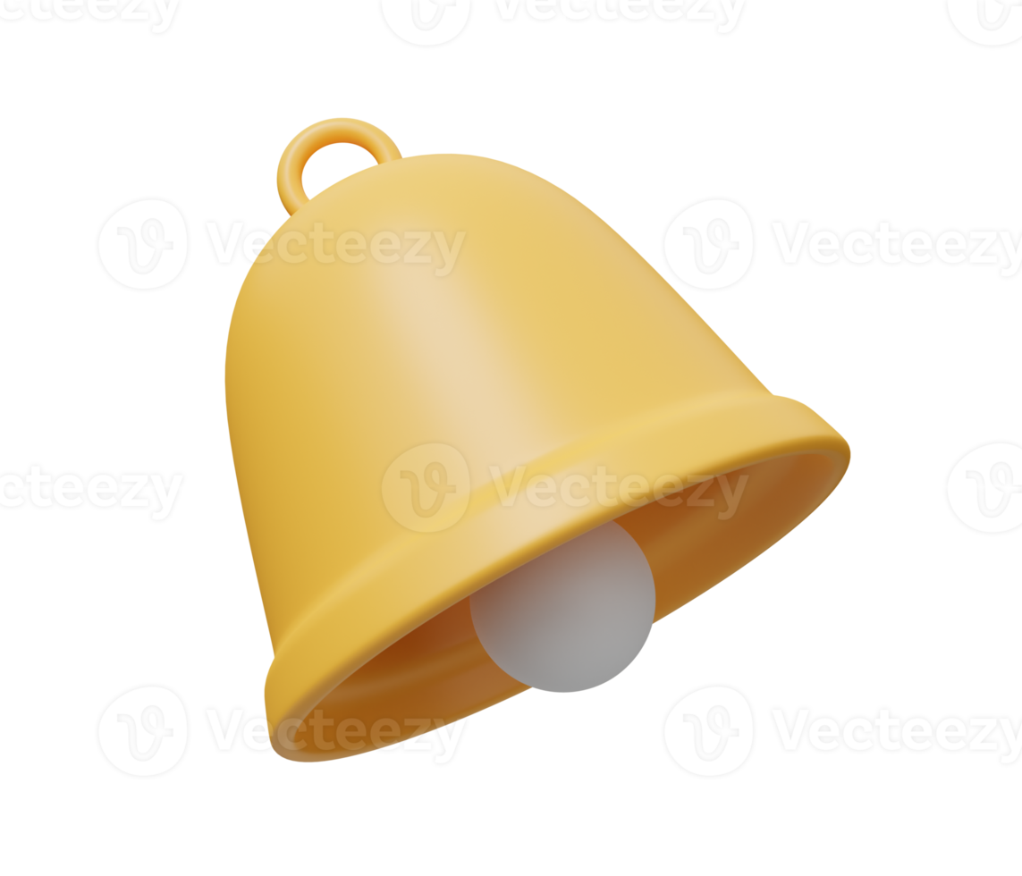 notification bell 3d icon png