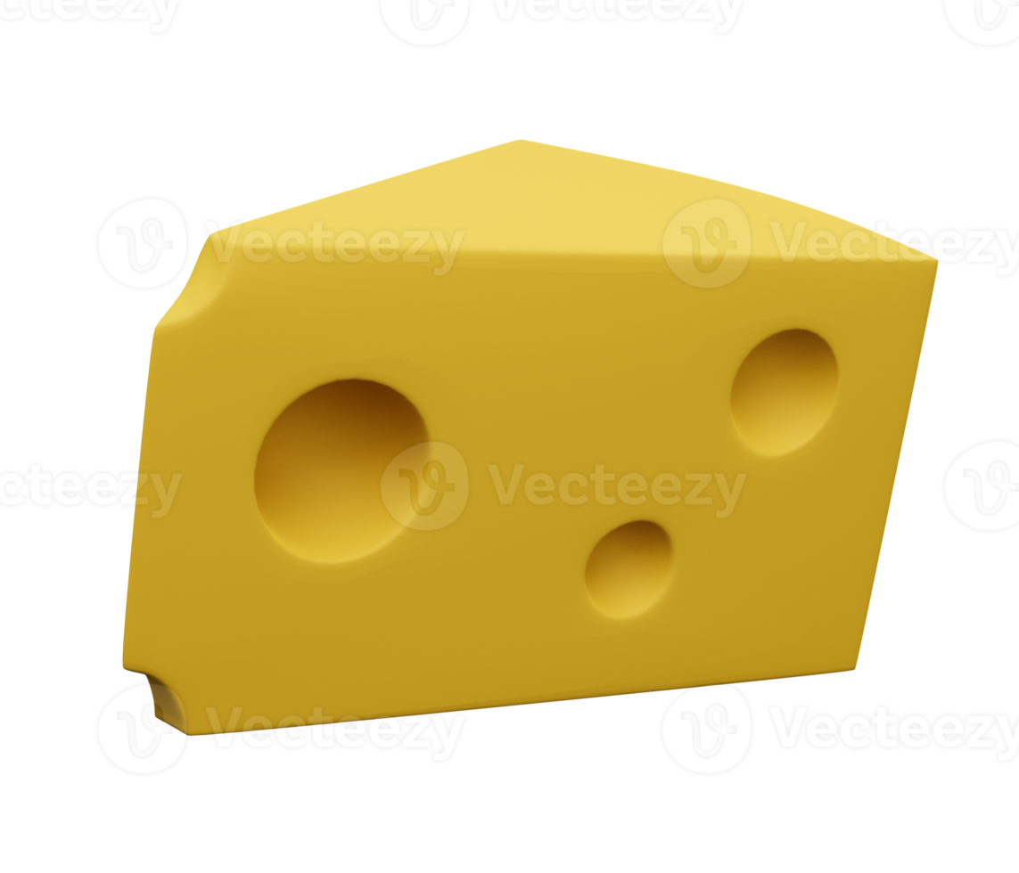 paz de queso 3d hacer png