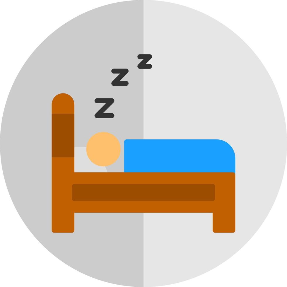 Sleeping Vector Icon Design