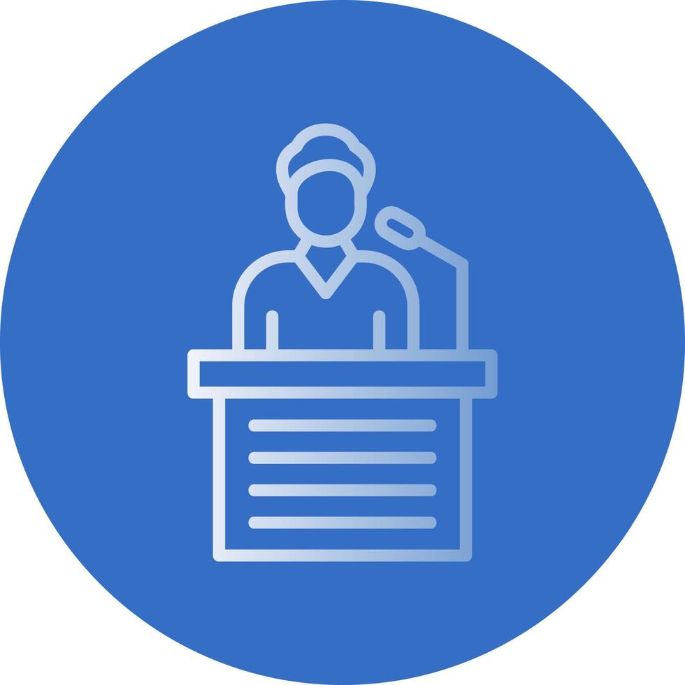 Spokesperson Vector Icon Design