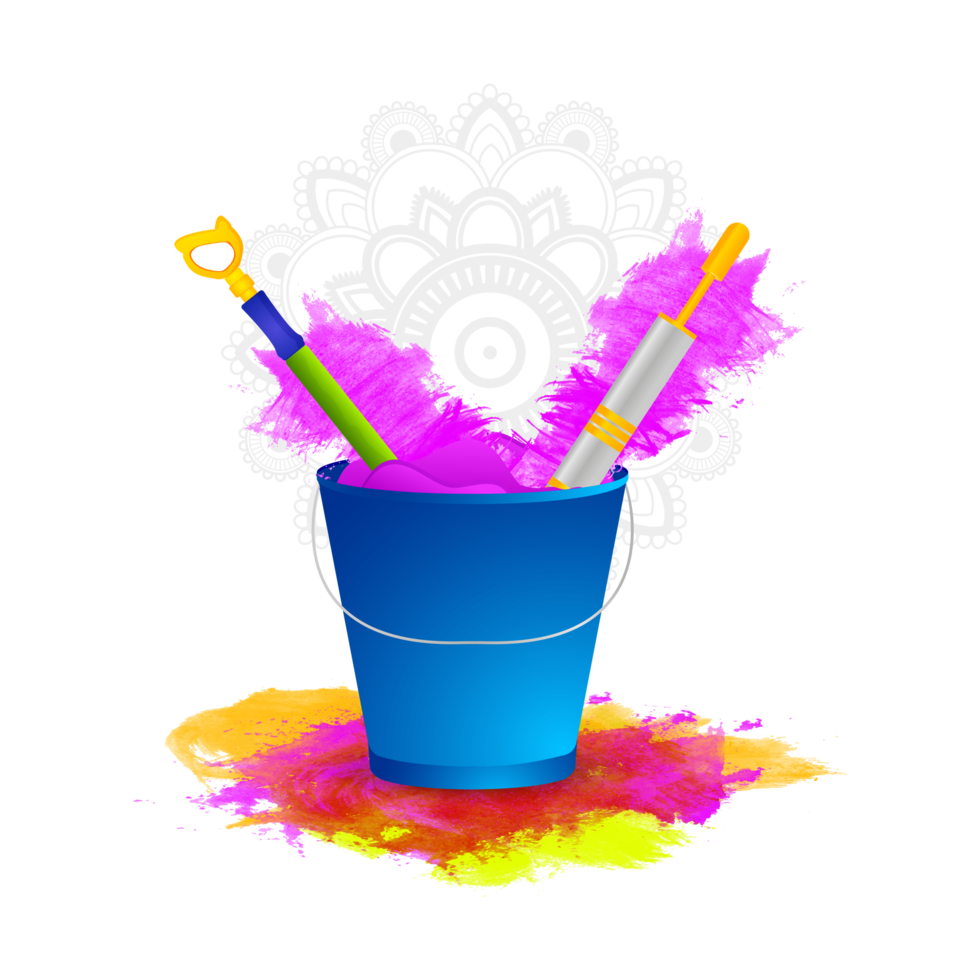 Happy holi indian festival  illustration png