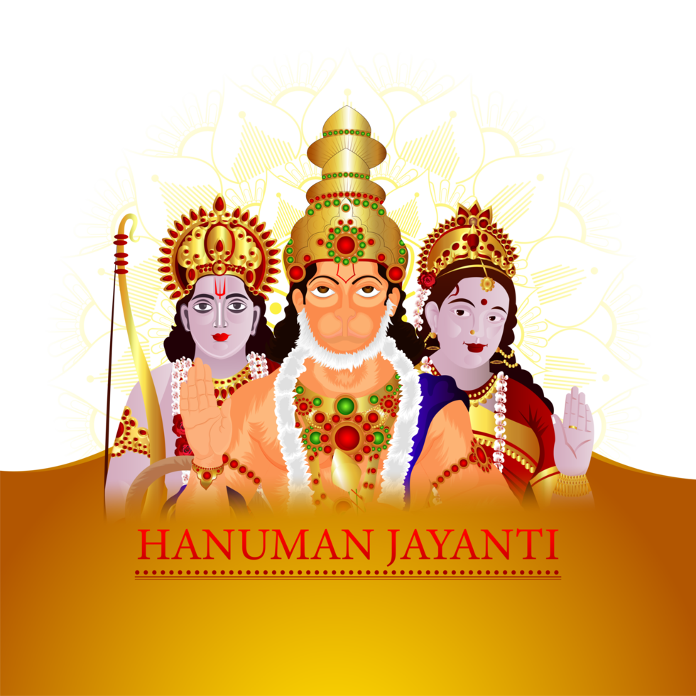 shri hanuman jayanti indian festival achtergrond png