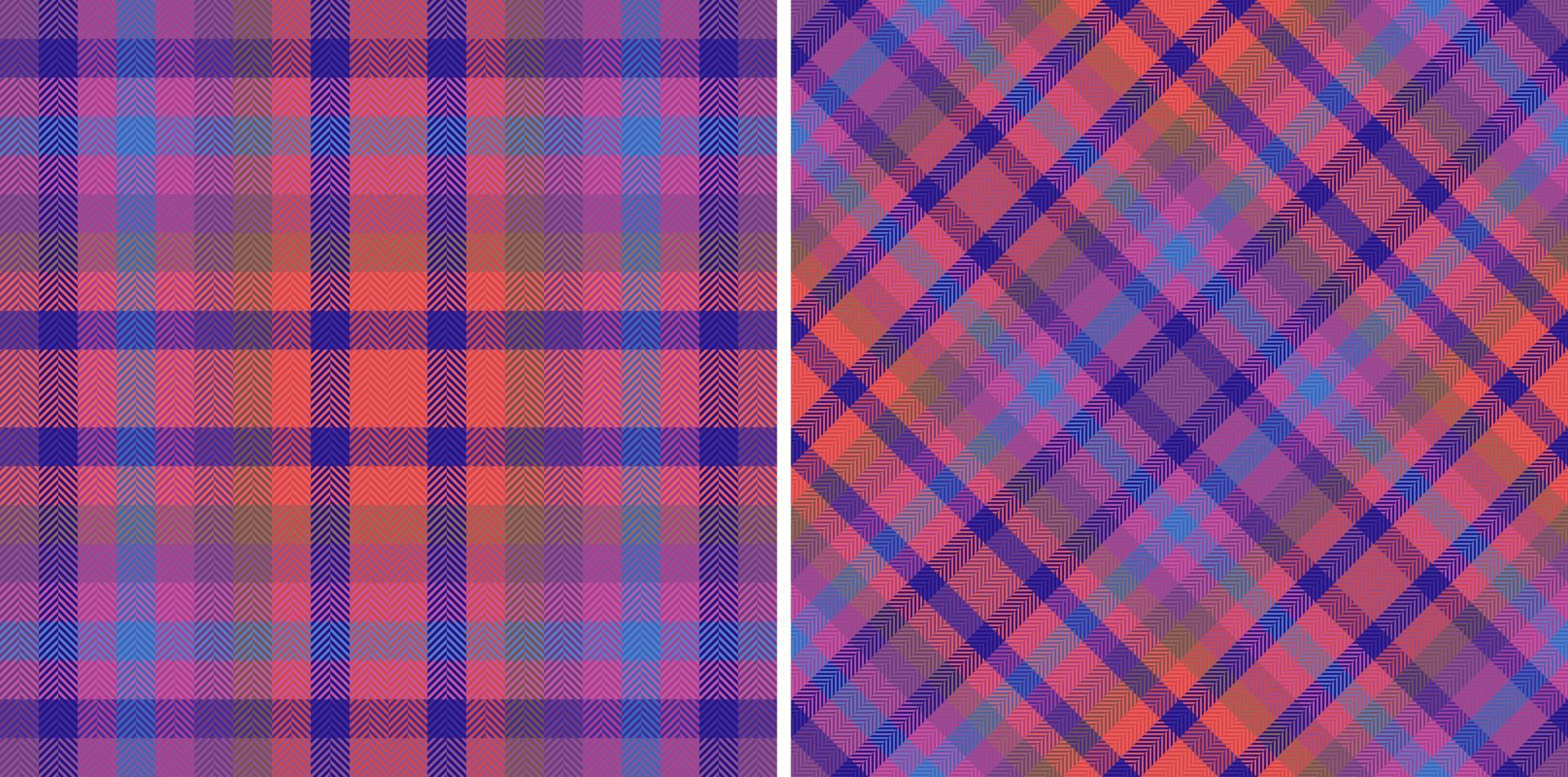 Vector textile check. Tartan fabric pattern. Background texture plaid seamless.