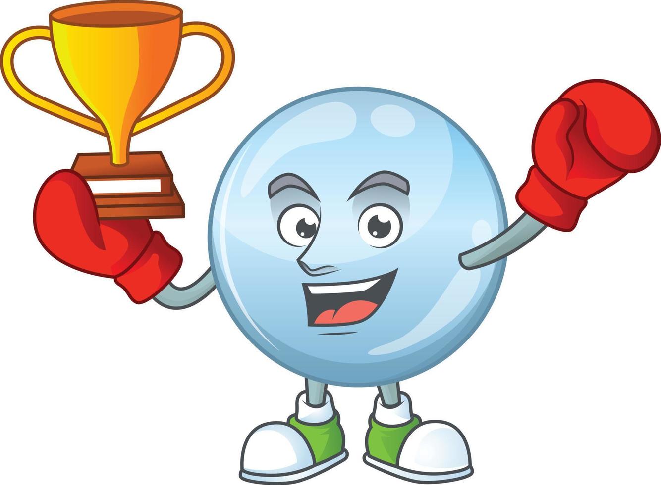 Collagen droplets Cartoon character vector