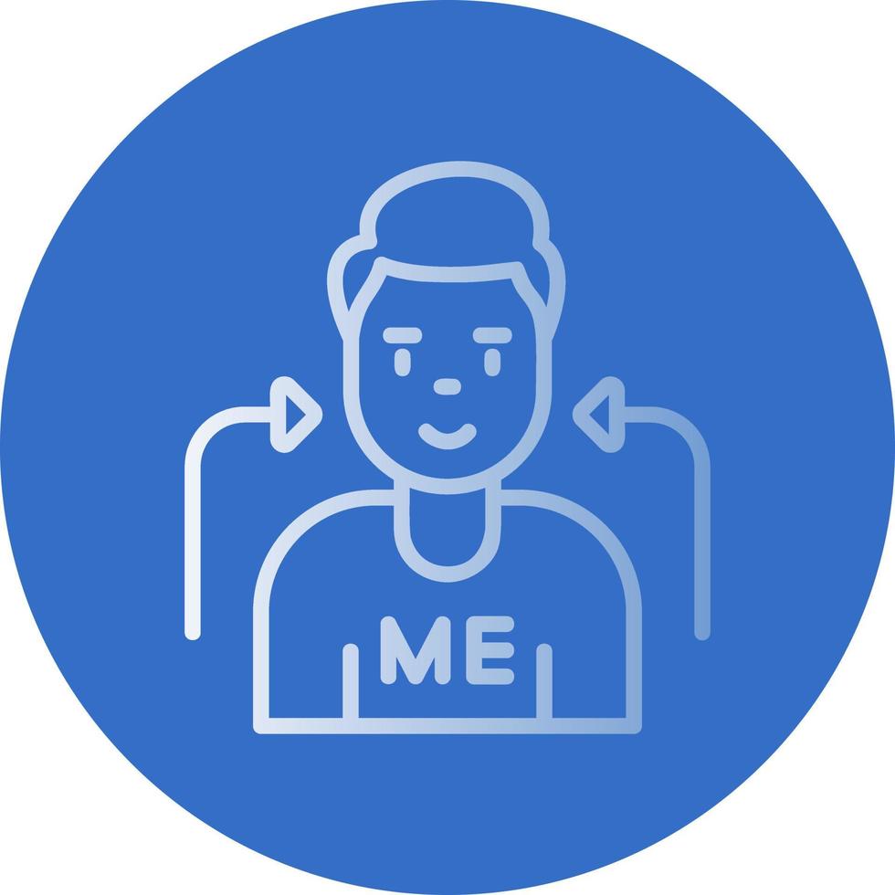 Myself Vector Icon Design