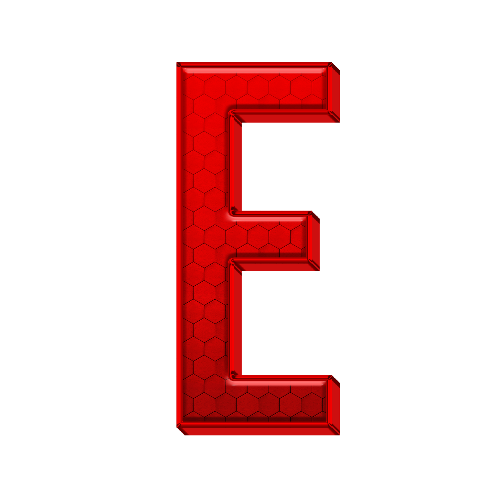 Letter E Red Alphabet 21114457 PNG