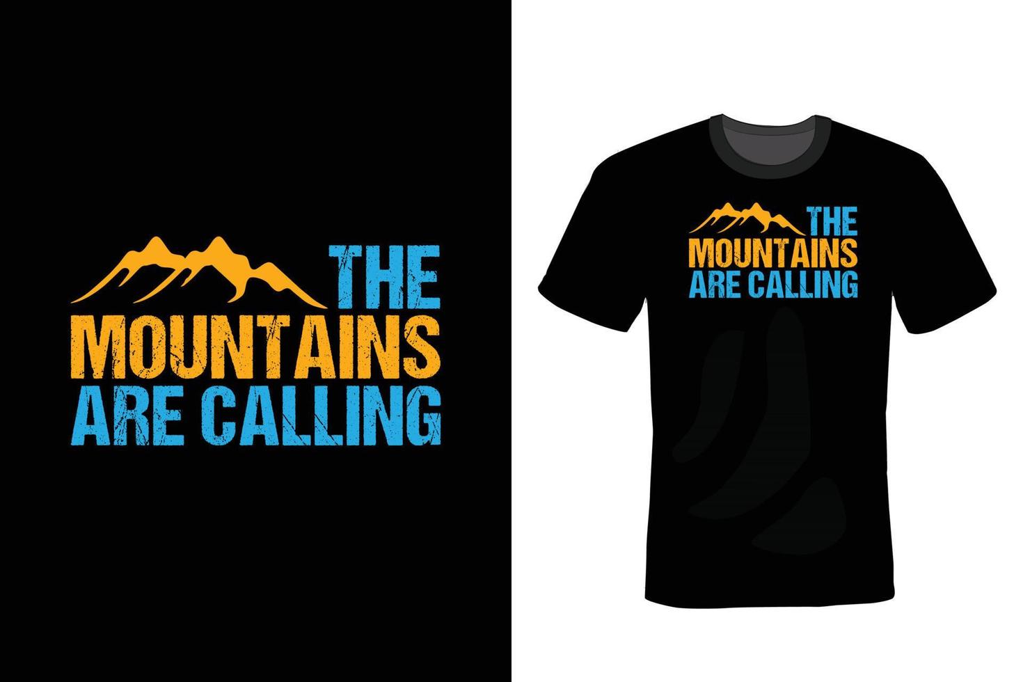 Mountain T shirt design, vintage, typography vector