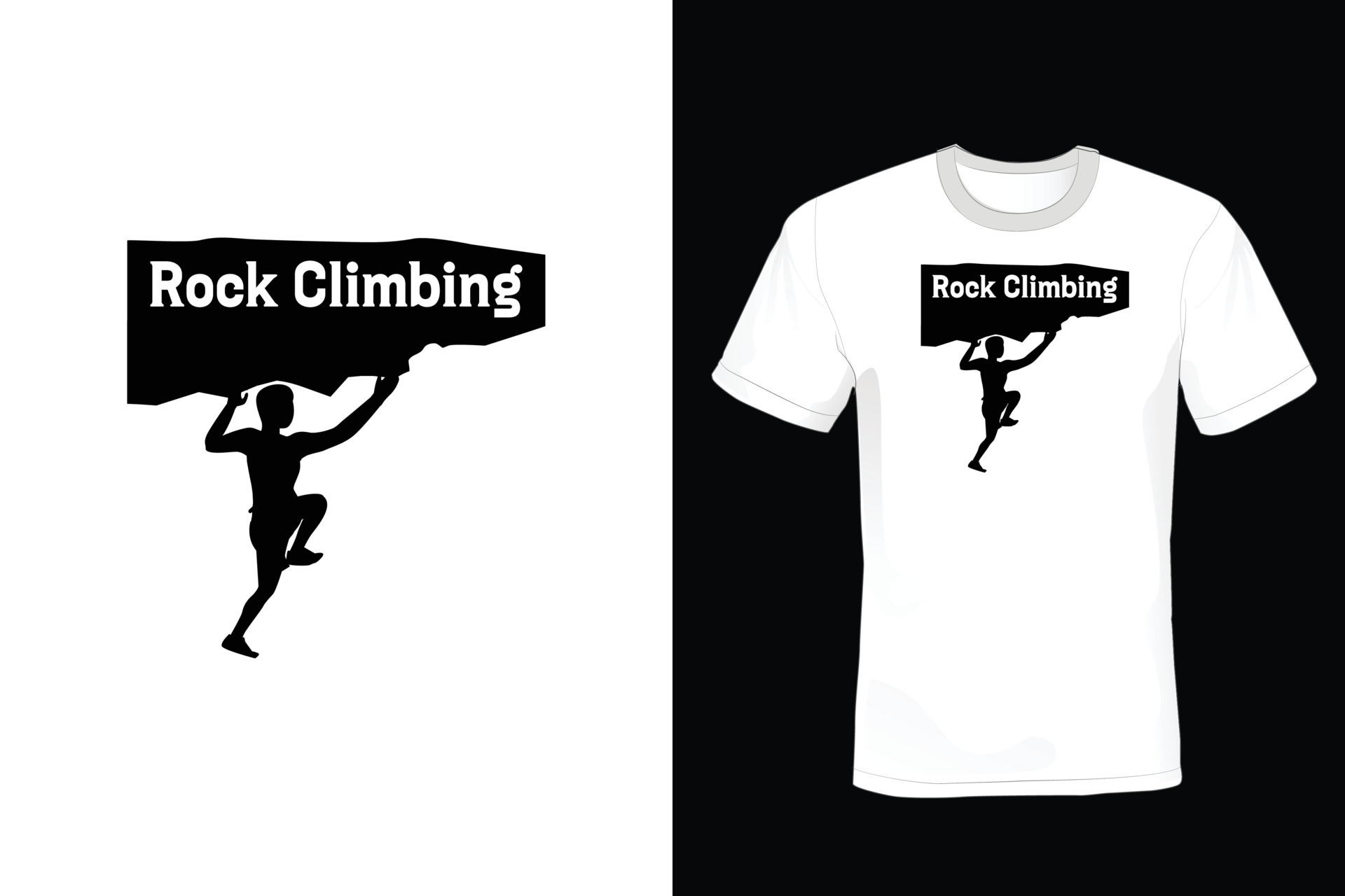 Climbing T shirt design, vintage, typography 21114905 Vector Art at