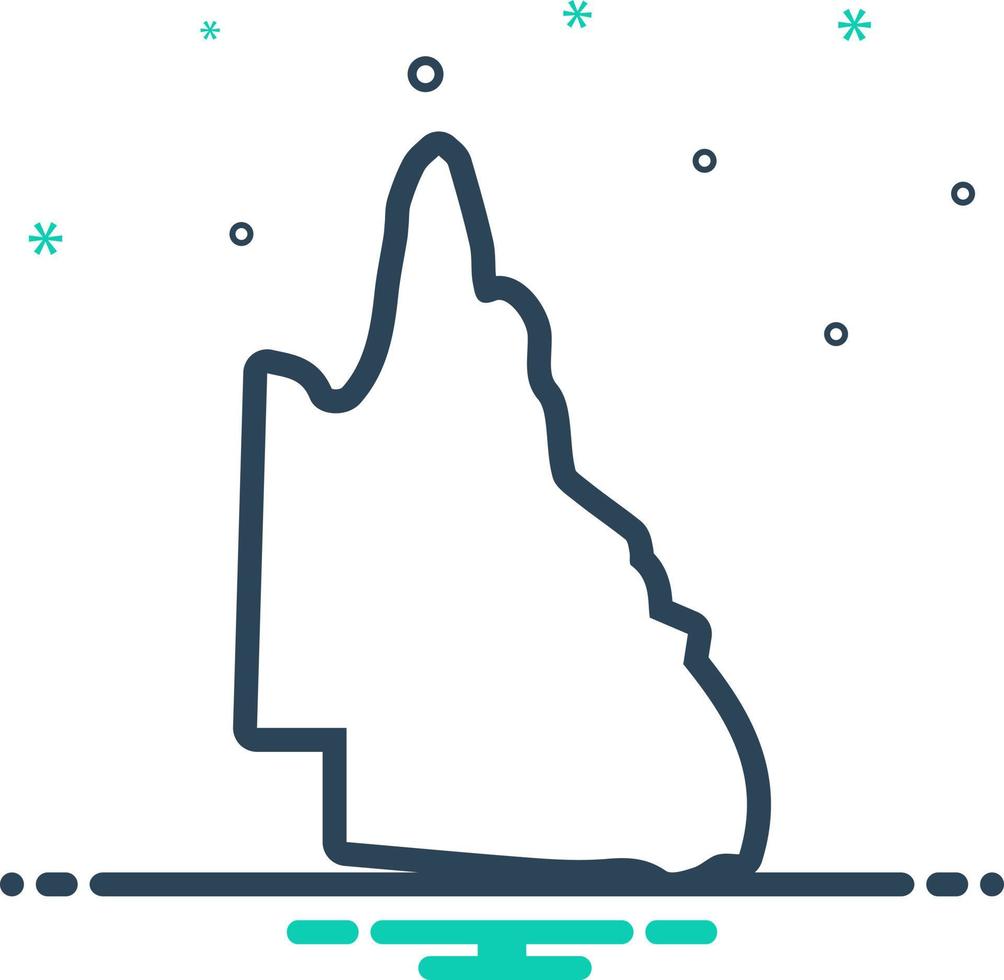 mix icon for qld vector