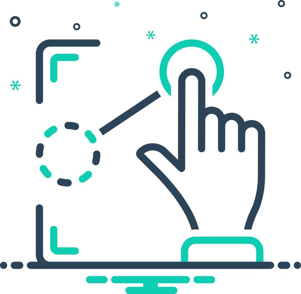 mix icon for drag vector